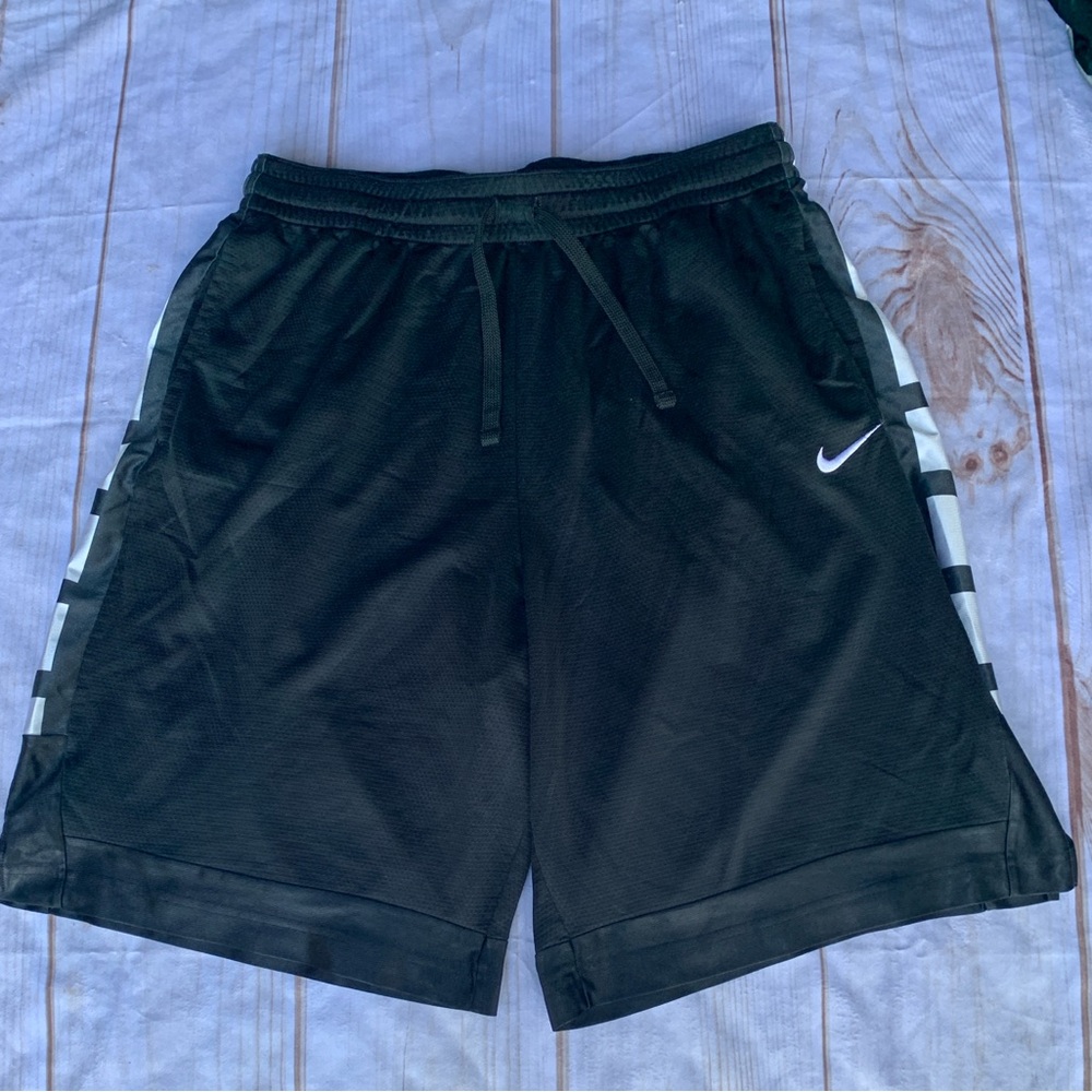 Nike Dri Fit Black Gray White Shorts Size XXL